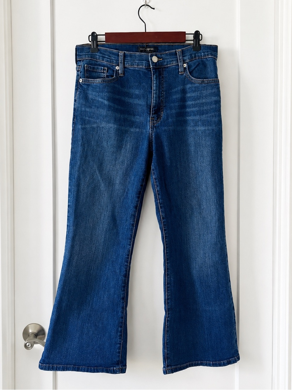 Banana Republic Cropped Bootcut Jeans Women’s Size 10 / 30 Dark Wash Denim